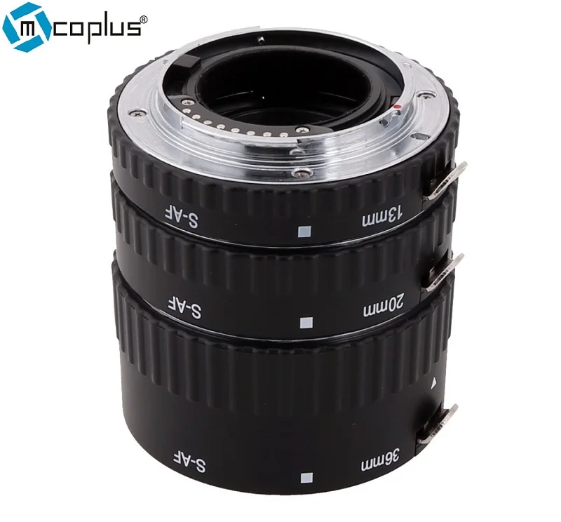 Prix pour Mcoplus S-AF-A Extension Tube Métal Autofocus AF comme Meike Macro Anneau ensemble pour Sony A77 A200 A300 A350 A550 A500 A580 A850 A900 Prix pour Mcoplus S-AF-A Extension Tube Métal Autofocus AF comme Meike Macro Anneau ensemble pour Sony A77 A200 A300 A350 A550 A500 A580 A850 A900