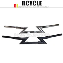 Яркий черный 1 1/" Z стиль ручка бар чоппер мотоцикл руль для Harley Clubman ручки