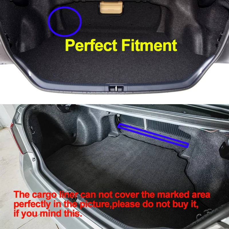 Auto Posteriore Boot Cargo Liner Trunk Pavimento Tappeto Zerbino s Zerbino Vassoio Tappeti Pad Anti-sporco Per TOYOTA CAMRY 2012 2013 2014 2015 2016 2017 - Image 2