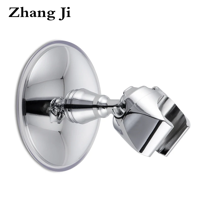 

Elegant design plastic bathroom showerhead holder Chromeplate abs suction cup ABS handheld shower holder shower bracket ZJ017