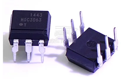 10PCS/LOT 3063 MOC3063 DIP-6 new and original photocoupler |