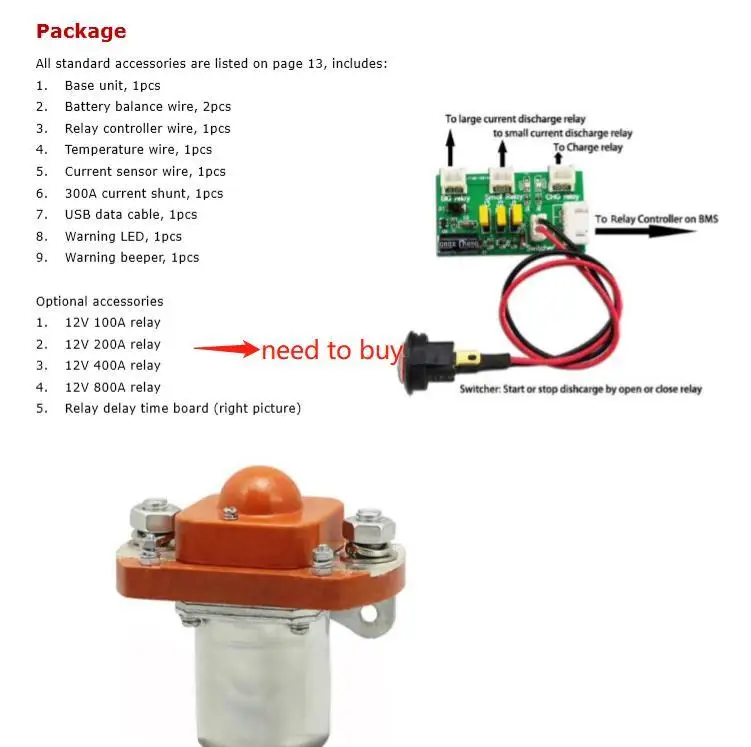 300A BMS 2 S-16 S LiPo LiFe система управления аккумулятором TFT ЖК-дисплей литиевый lifepo4 Li-Ion Chargery BMS16 V2.0