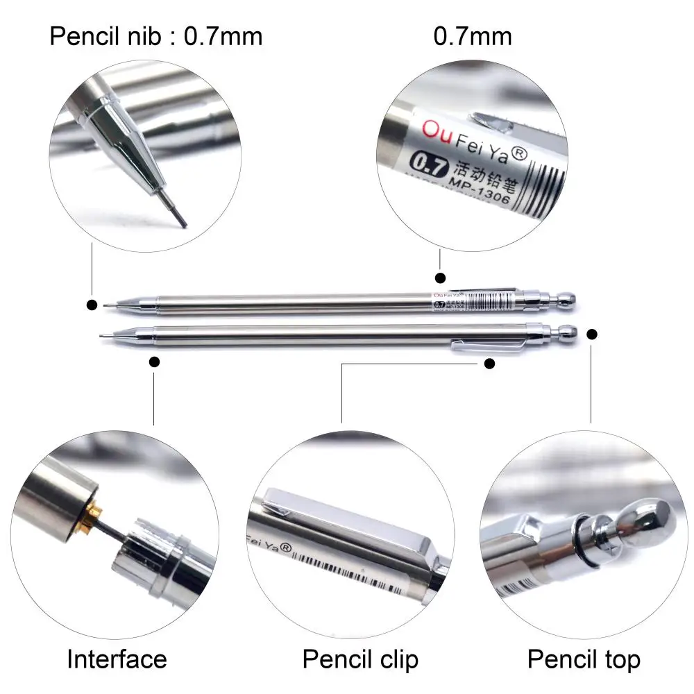 Guoyi K99 DIY мини металлический автоматический карандаш 0,7 мм для обучения и офиса, подходит для школы, роскошные Канцтовары, подарочная ручка для отеля