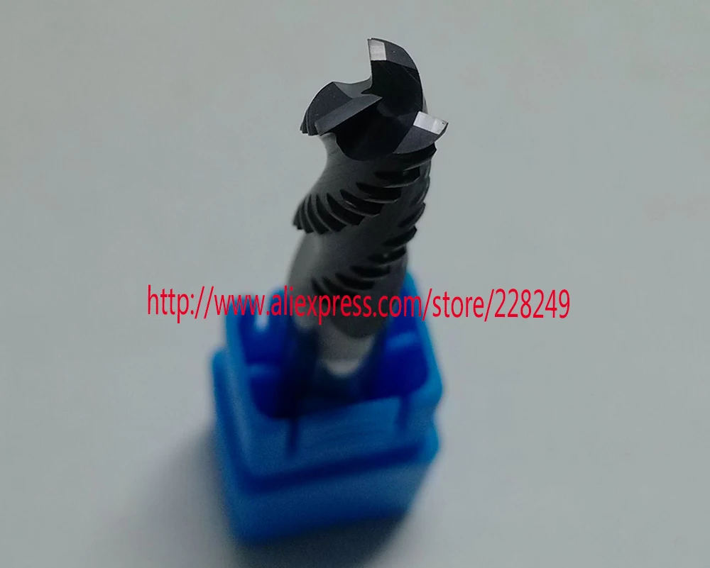 

1pc D6*15*D6*50 HRC55 3 Flutes Tungsten Solide Carbide Roughing End Mills For CNC Milling Tools