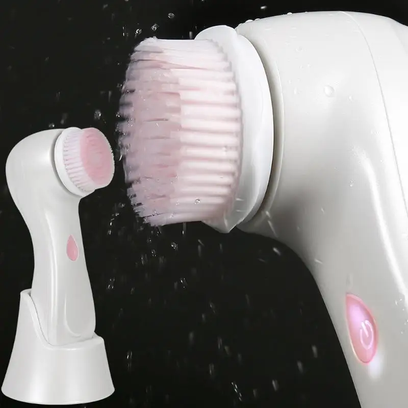  Electric Face Washing Brush Deep Cleansing Vibration Face Skin Massager Face Washing Skin Rejuvenat