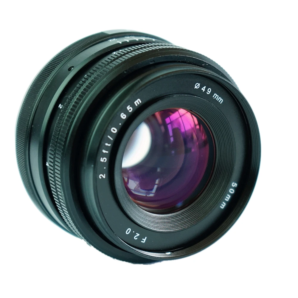 JINTU Pro 50 мм f/2,0-f22 ручной объектив для sony E-mount APS-C камер sony NEX5 NEX6 NEX7 A5000 A5100 A6000 A6300 A6500