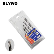 5pcs High Speed Steel Straight Shank Twist Drill Bit  for wood working