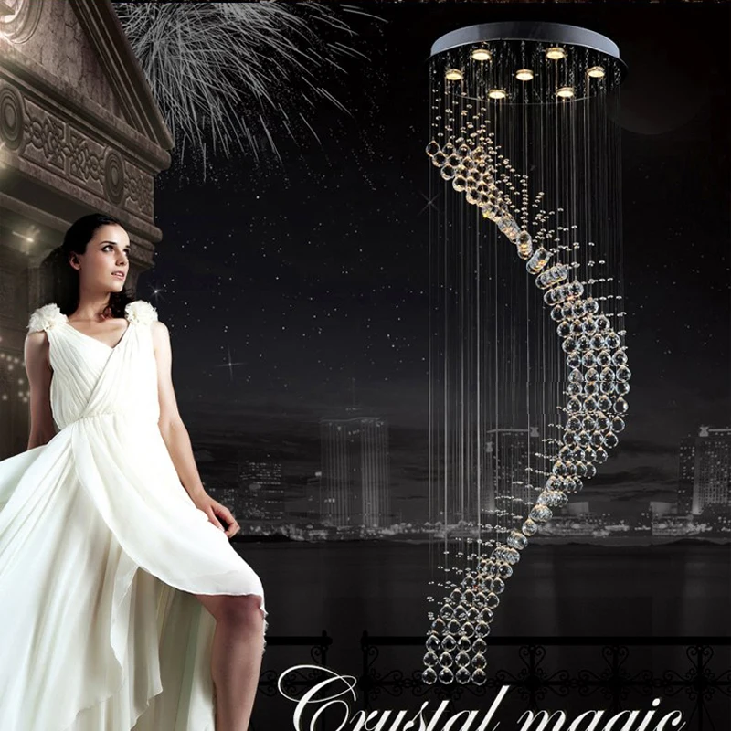 

100% high quality hot living room crystal chandelier led lights