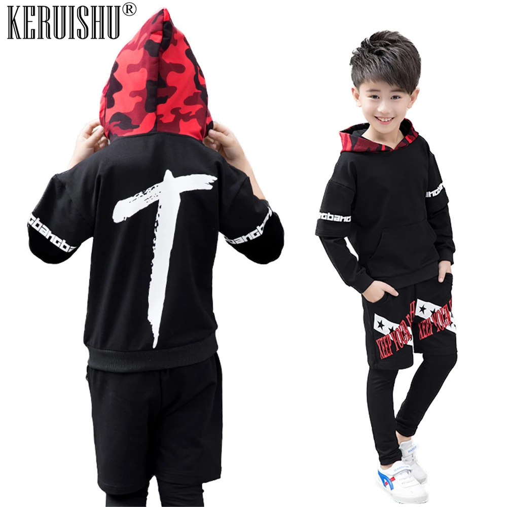 childrens black tracksuit