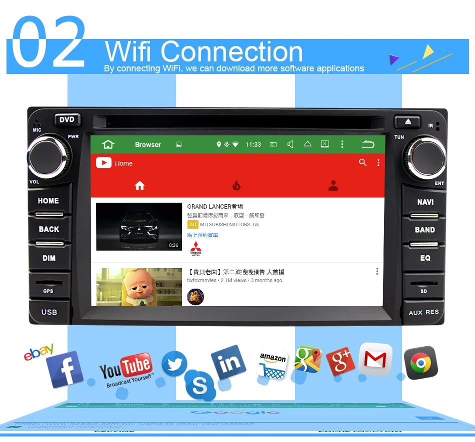 Flash Deal Eunavi 2 din Android 8.1 tda7851 car dvd radio player for Toyota Hilux VIOS Old Camry Prado RAV4 Prado 2003-2008 gps navi stereo 7