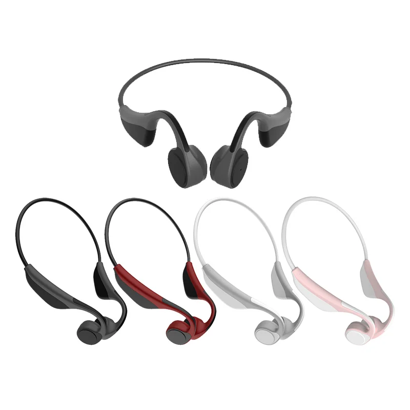 

New Bluetooth 5.0 Wireless Headphones Bone Conduction Earphone with Mic Hands-free Outdoor Sports Headset for iPhone Smartphone