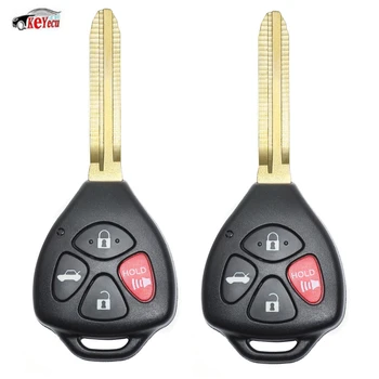 

KEYECU 2 Pcs/lot Remote Key 4 Button 315MHz 4D67 Chip for Toyota GQ4-29T for 2008-2012 TOYOTA AVALON 2009-2010 Toyota COROLLA