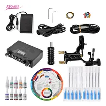 Tattoo Machine Tattoo Kit Complete Pen Professional Liner Shader Rotary Machine Motor Tattoo Complete Pen Professional Liner Set