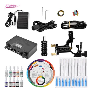 

Tattoo Machine Tattoo Kit Complete Pen Professional Liner Shader Rotary Machine Motor Tattoo Complete Pen Professional Liner Set