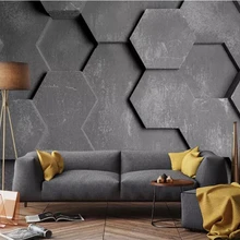 Beibehang пользовательские обои 3D фото фрески Ya cool современная мода полигональные стерео обои моделирование диван фон обои