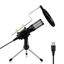 USB Plug and Play Microphone For PC Computer Laptop Conference Desktop Voice Tube Wired Studio Microphone Vocal Recording Mic felyby usb desktop microphone for pc desktop portable laptop for recording game podcast conference usb condenser microphone