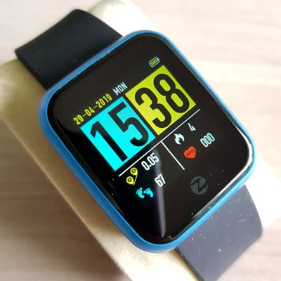 Zeblaze Кристалл 2 Smartwatch IP67 Водонепроницаемый Носимых устройств монитор сердечного ритма Цвет Дисплей Смарт часы для Android/IOS