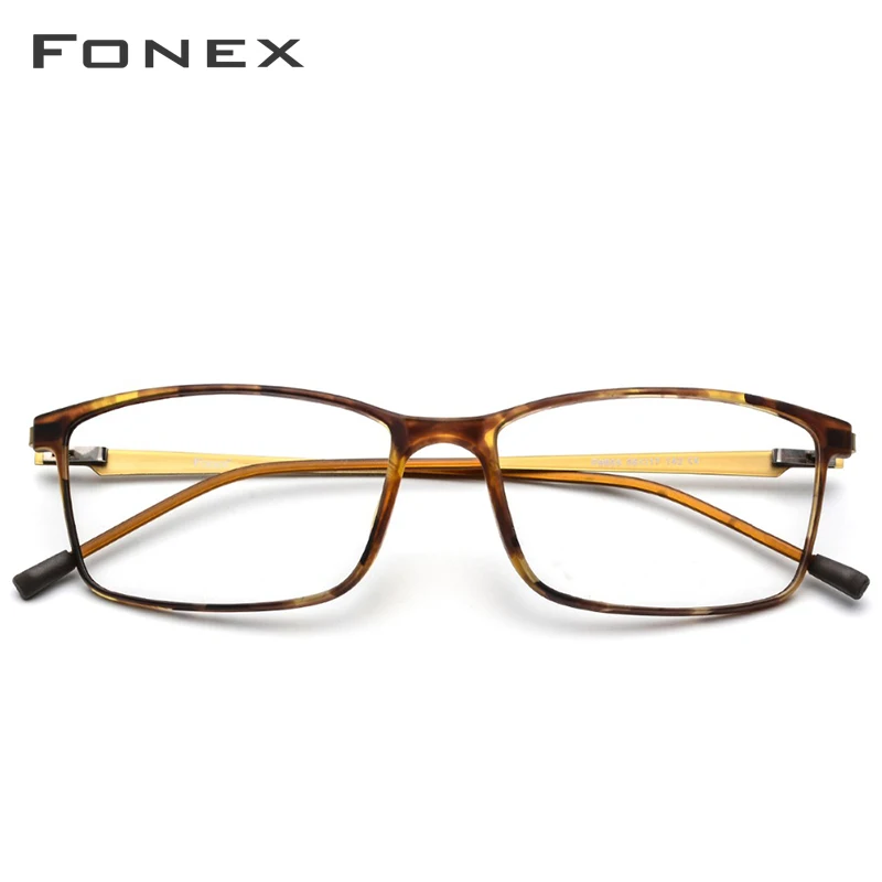 Montura de gafas de aleación de titanio TR90 montura de gafas de ojo de miopía para hombre 2019 marcos ópticos coreanos sin tornillos gafas 9855 - 2