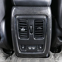 ABS Chrome Para Jeep Grand Cherokee 2014-2017 Carro de Volta Traseira Tampa quadro Trims Car Ar Condicionado saída de Ventilação styling Acessórios