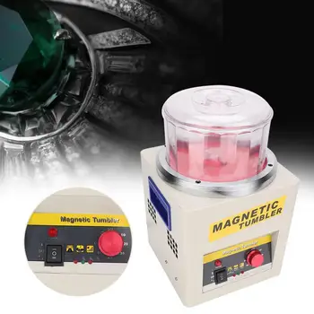 

Pro 2000RPM Magnetic Tumbler Jewelry Polisher Deburring Polishing Finisher Machine Jewelry Processing Making Tool for Jeweler c