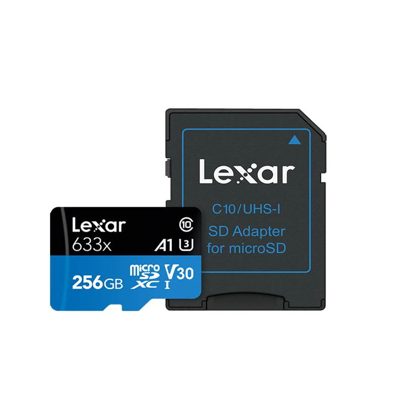 256GB Lexar 128 Гб Micro SD 32 Гб 256 Гб карта памяти высокая скорость до 95 м/с 64 Гб класс 10 633x картао де Мемория TF флэш-карта - Емкость: 256GB