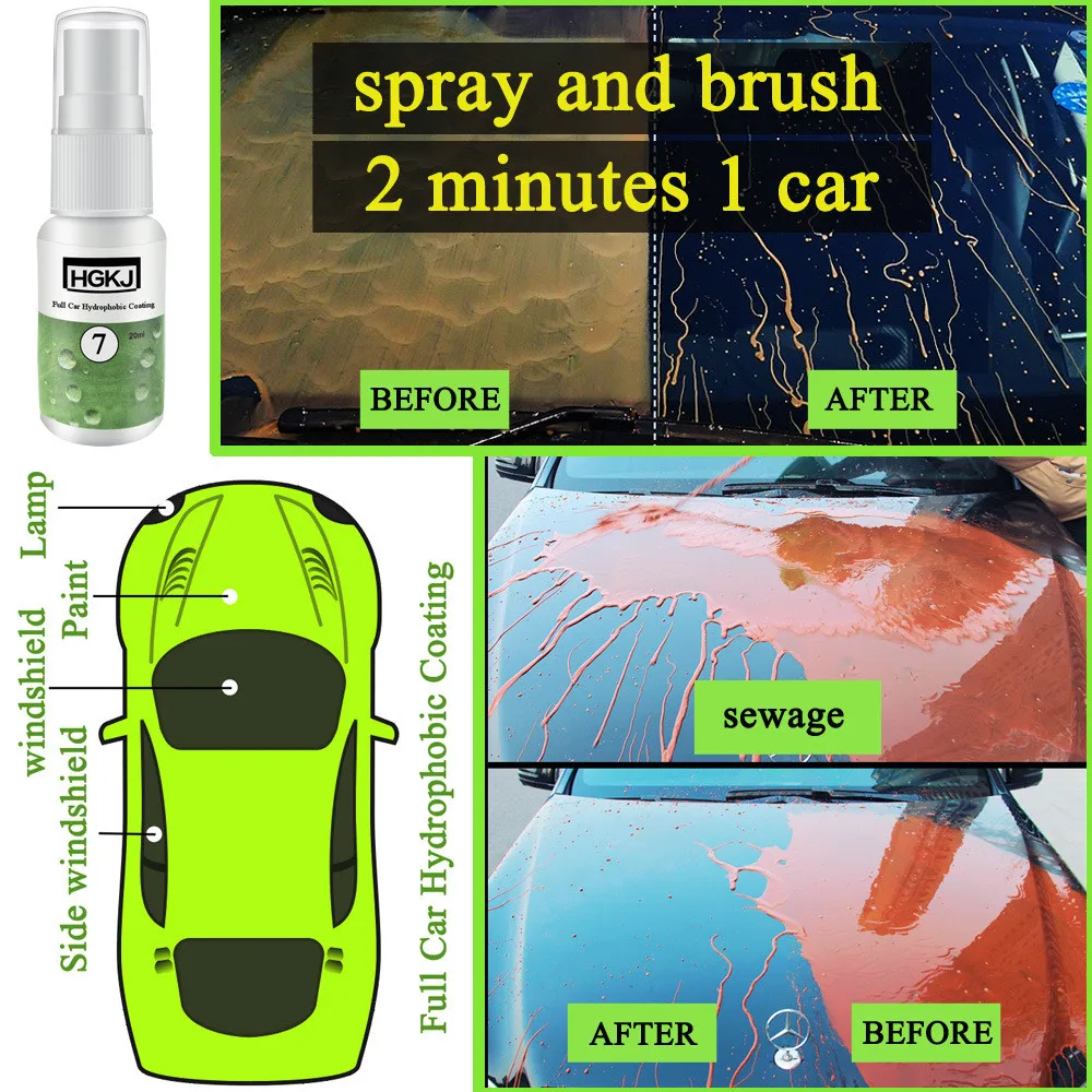 Автомобильные аксессуары для автомобиля гидрофобное покрытие лобовое стекло краска водонепроницаемый непромокаемое защитное покрытие автостайлинг