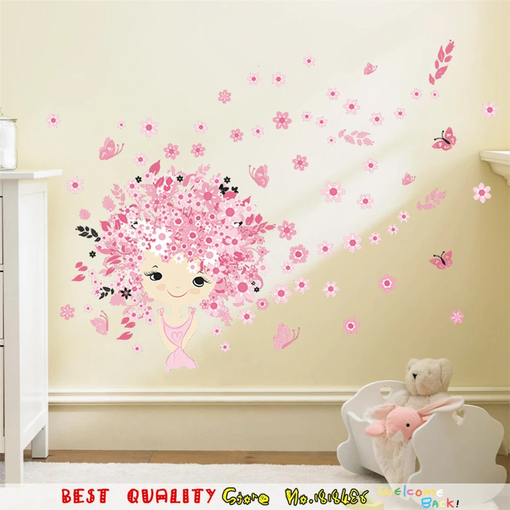 Achetez en gros bébé fille wall sticker papillon en ...