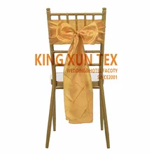 Элегантный 100 шт. Pintuck бант на стул галстук бабочка для Chiavari Стул Свадебный банкет события украшения