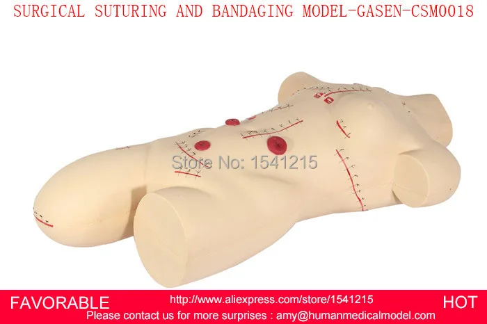 

MEDICAL SKIN MEDICAL SIMULATION SUTURING MODEL SKIN SUTURING PRACTICE SURGICAL SUTURING AND BANDAGING MODEL-GASEN-CSM0018