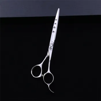 

Purple Dragon New Come Hair Dressing Salon Shears 6inch Three Holes Hair Cutting Scissors Japanese Barber Shears for Hairdresser
