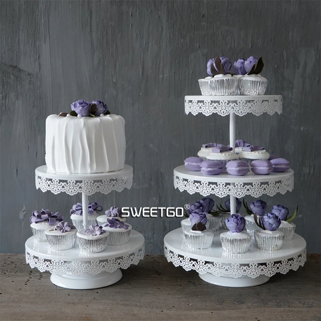 Sweetgo 2 Tiers Cupcake Stand Wedding Cake Decoratingfor Party Sweetgo 2 Tiers Cupcake Stand Wedding Cake Decoratingfor Party Event Candy Bar Home Decoration Bakeware Tools