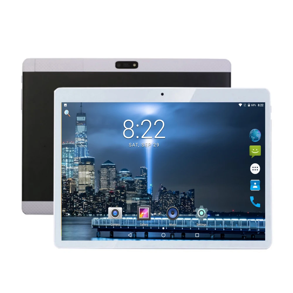 

64GB ROM Android 7.0 System 10 inch IPS Touch Screen Dual Camera Wifi 3G phone call tablet Octa Core 10.1