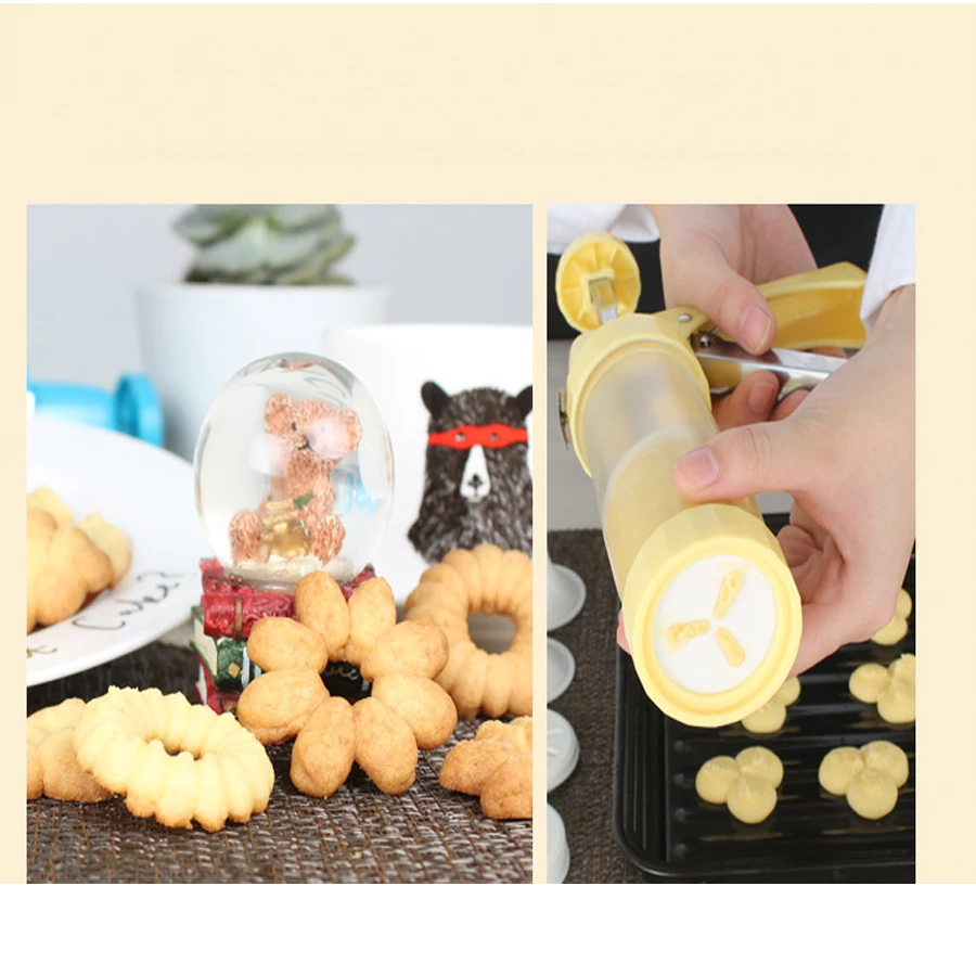 Гарантия качества cookie Пресс станок сахар ручной бытовой Cookie Вкладчик Машина Для Кухня Cookie Выпекать Инструменты