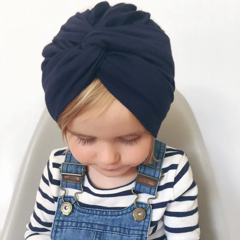 

Fashionable Baby Headwear Cotton Children Headgear Cap Bebe Headwraps Toddler Turban