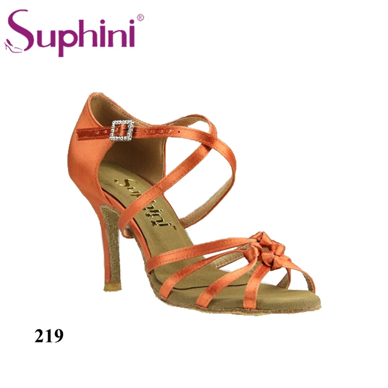 Suphini мягкая обувь для Латинской сальсы Женская Удобная танцевальная обувь для латинских танцев
