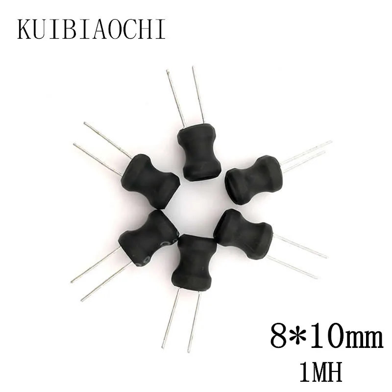

New 20pcs/LOT Power Inductor DIP 8*10mm 1000UH 1MH 0810 high quality