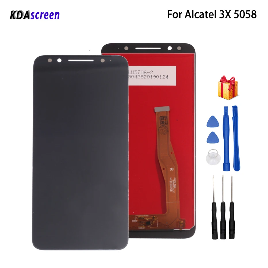 

For Alcatel 5058i LCD Display Touch Screen Digitizer Assembly For Alcatel 3X 5058 5058A 5058Y Screen LCD Display Phone Parts