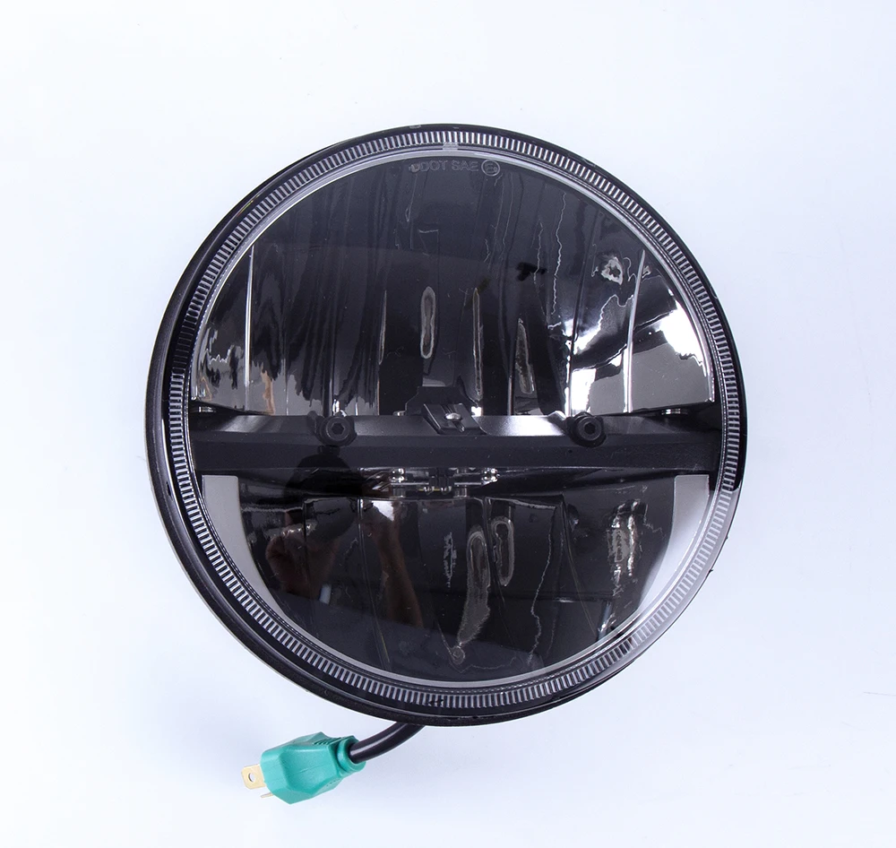 Супер низкая цена JW светодиодный налобный фонарь с отражателем и дальним/ближним светом 65 Вт 7 дюймов IP68 круглый налобный фонарь для Hummer Harley