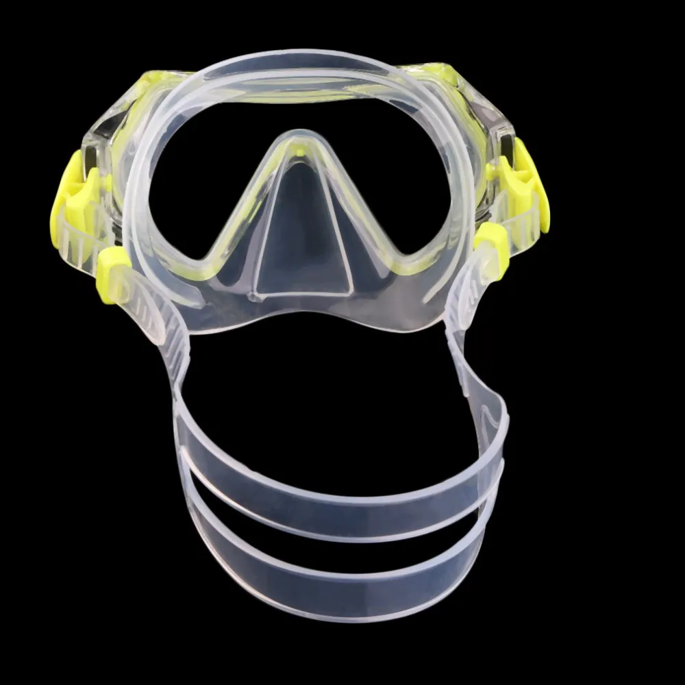 Детская маска для дайвинга и плавания из закаленного стекла с линзами для подводного плавания