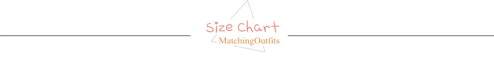 MatchingOutfits Size  Chart_副本