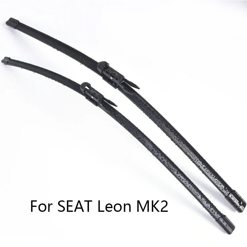 

Car Windshield Wiper Blades for SEAT Leon MK2 form 2005 2006 2007 2008 2009 2010 2011 2012 Car Windscreen wiper Rubber