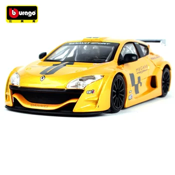 

Bburago 1:24 RENAULT MEGANE TROPHY yellow car diecast 180*82*54mm collected motorcar diecast racing car models gift men 22115