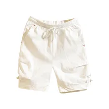 Мужские летние повседневные хлопковые пляжные шорты Плавки быстросохнущие удобные пляжные шорты больших размеров летние пляжные шорты для плавания 40J17