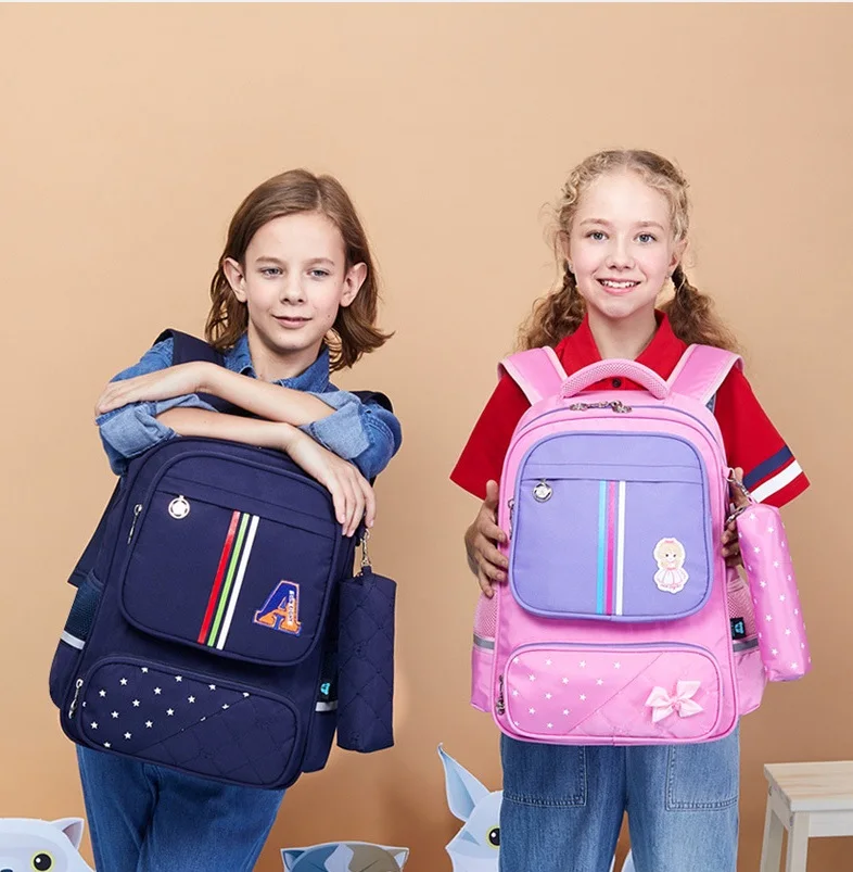 Нейлоновые водонепроницаемые школьные сумки с принтом звезд, Детские Рюкзаки mochilas infantis escolars bolsos для студентов, девочек и мальчиков