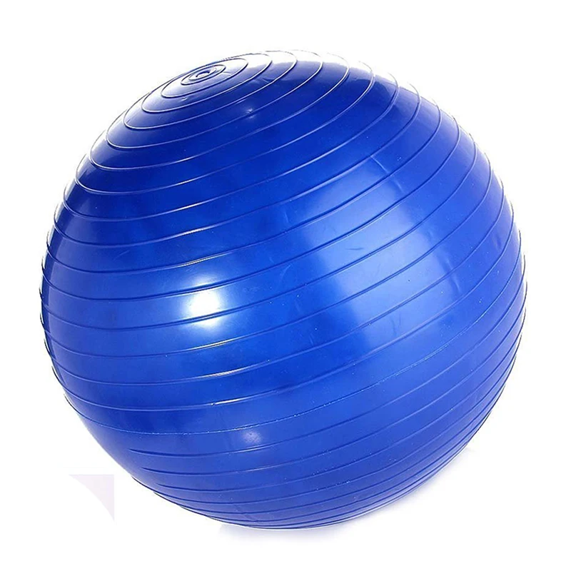 

Exercise Ball Yoga Ball Free Pump- Burst Resistant Fitness Balls,75 cm, Ideal for Yoga Pilaties Abs and Core Workouts (Blue 75