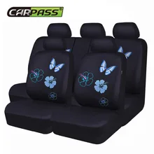 Housses universelles de siège de voiture, couvre-siège papillon pour voitures, accessoires d'intérieur de voiture Suv