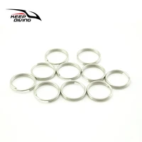 Keep Diving 10 PCS 20MM 316 Marine Stainless Steel O-ring for Hanging Diving Pointer or Other Tools Scuba Diving Accessorises 1