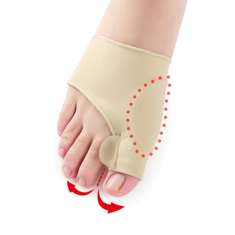7 Pcs Orthopedic Bunion Correction Pedicure Socks Silicone Hallux Valgus Corrector Braces Toes Separator Feet Care Tool