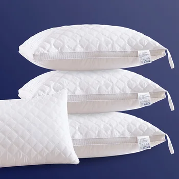 

Pillow w/ Adjustable Hypoallergenic Gel Infused Memory Foam Fill and Removable Vented Case - One Pack