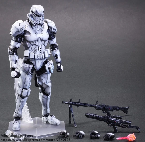 

ZXZ Star Wars Stormtrooper 28cm Action Figure Posture Model Anime Decoration Collection Figurine Toys model for children